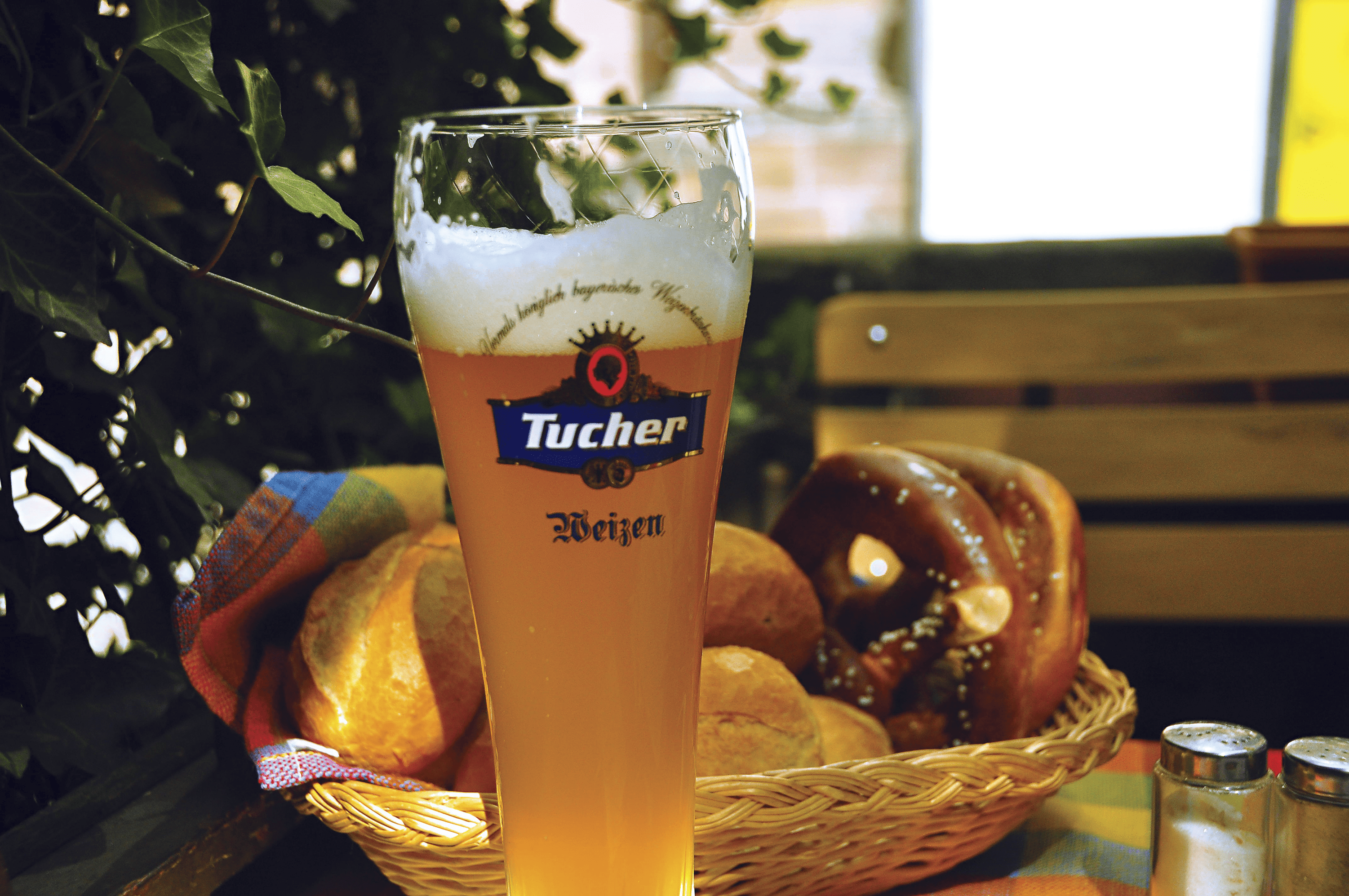 Copo da cerveja alemã Tucher Copo da cerveja alemã Tucher