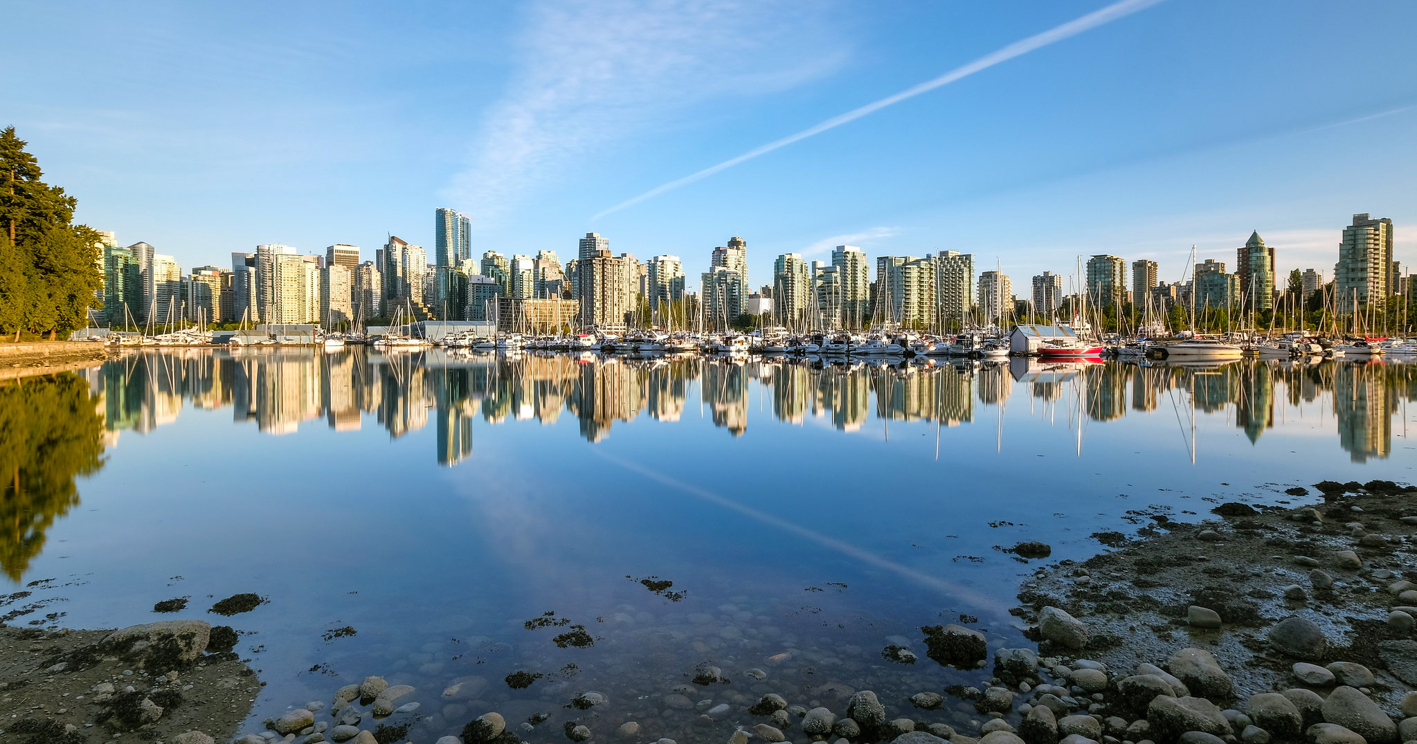 Vista de Stanley Park, Vancouver, Canadá