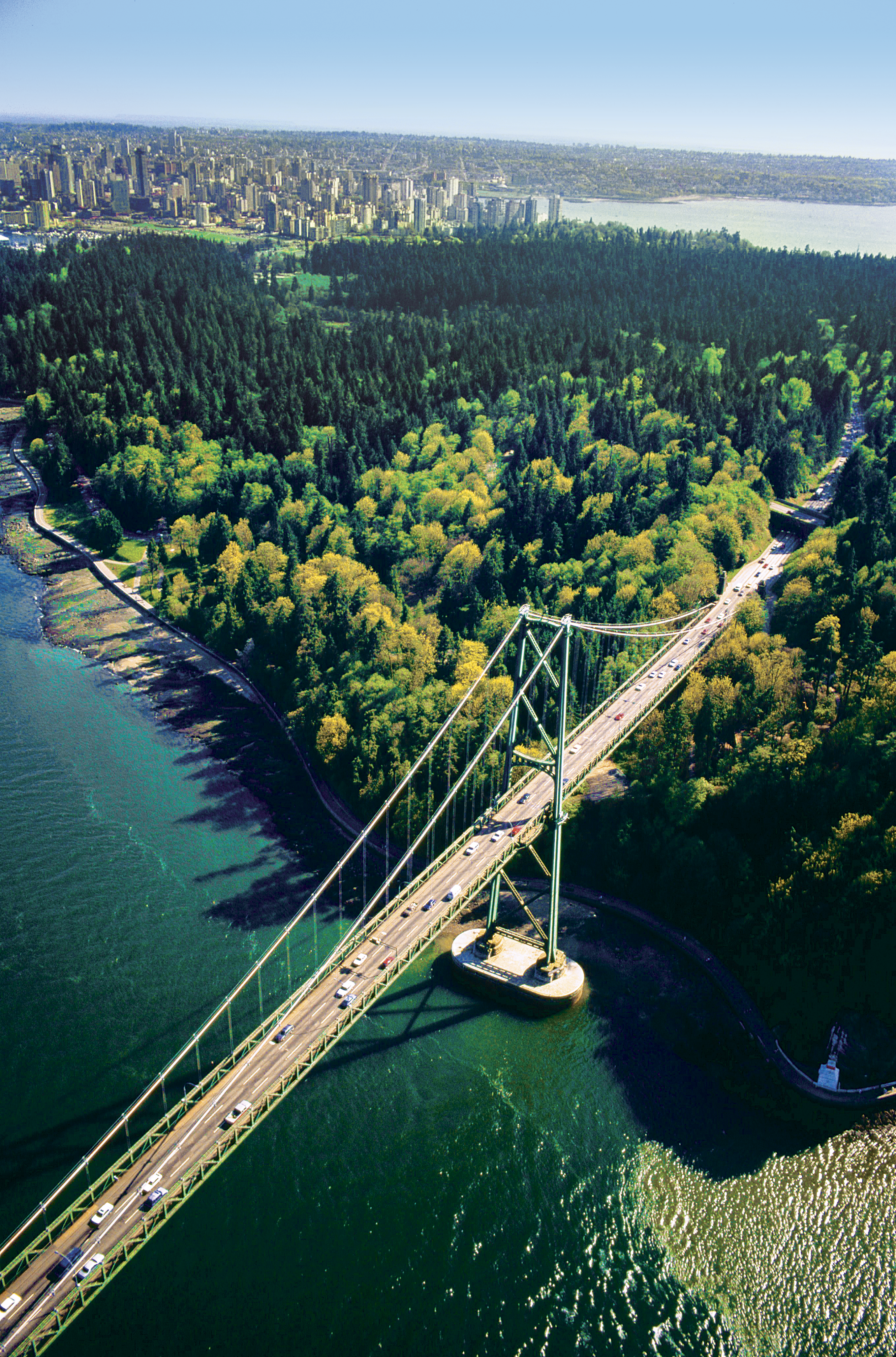 Lions Gate Bridge, Vancouver, Canadá Lions Gate Bridge, Vancouver, Canadá