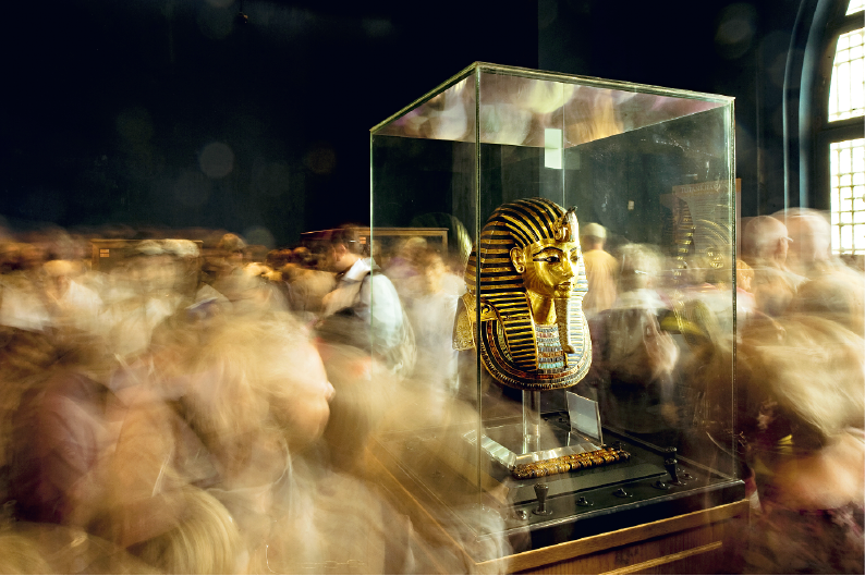 Rei Tut no Museu Egípcio, Cairo, Egito Rei Tut no Museu Egípcio, Cairo, Egito