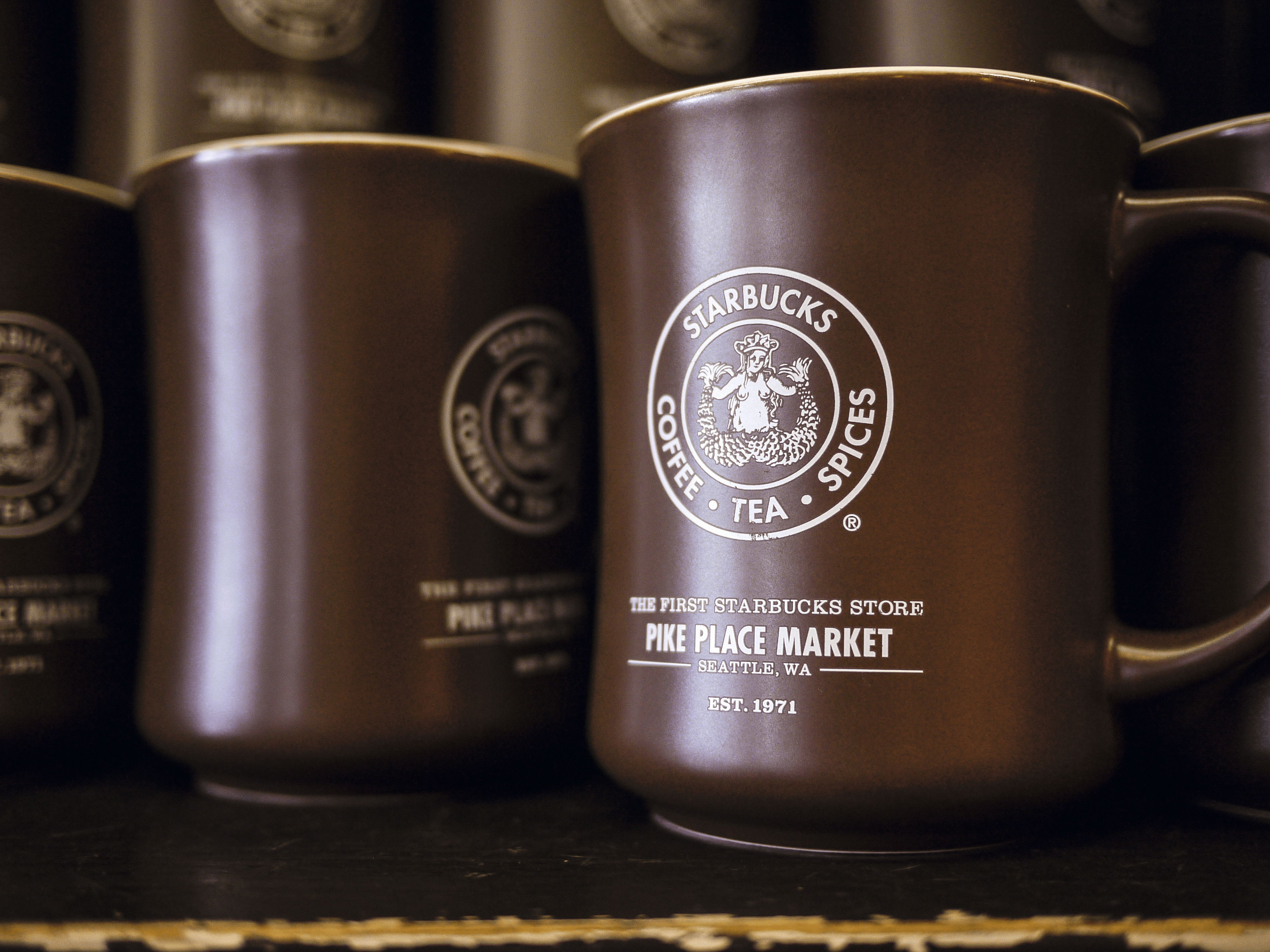 Caneca do primeiro Starbucks Caneca do primeiro Starbucks