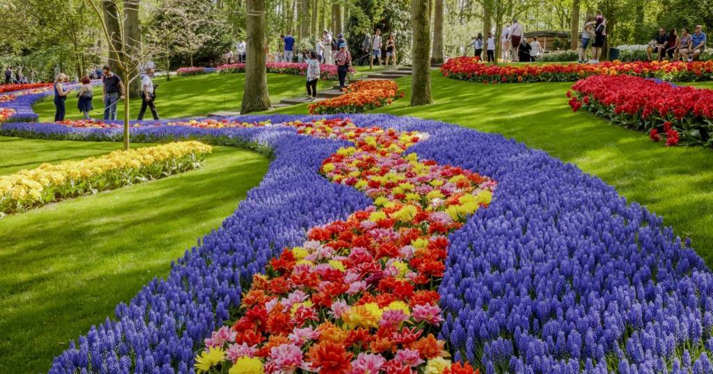 Parque Keukenhof, em Lisse, Holanda Parque Keukenhof, em Lisse, Holanda