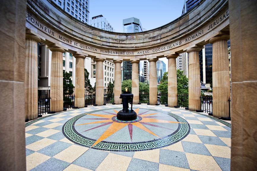 Anzac Memorial, um monumento aos combatentes australianos e neozelandeses que lutaram na Primeira Grande Guerra