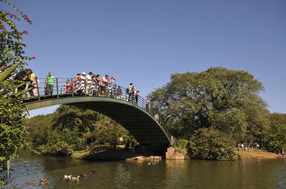 Lago do Parque do Ibirapuera, em São Paulo