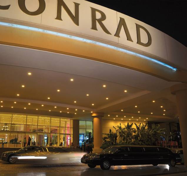 A imponência do Conrad A imponência do Conrad