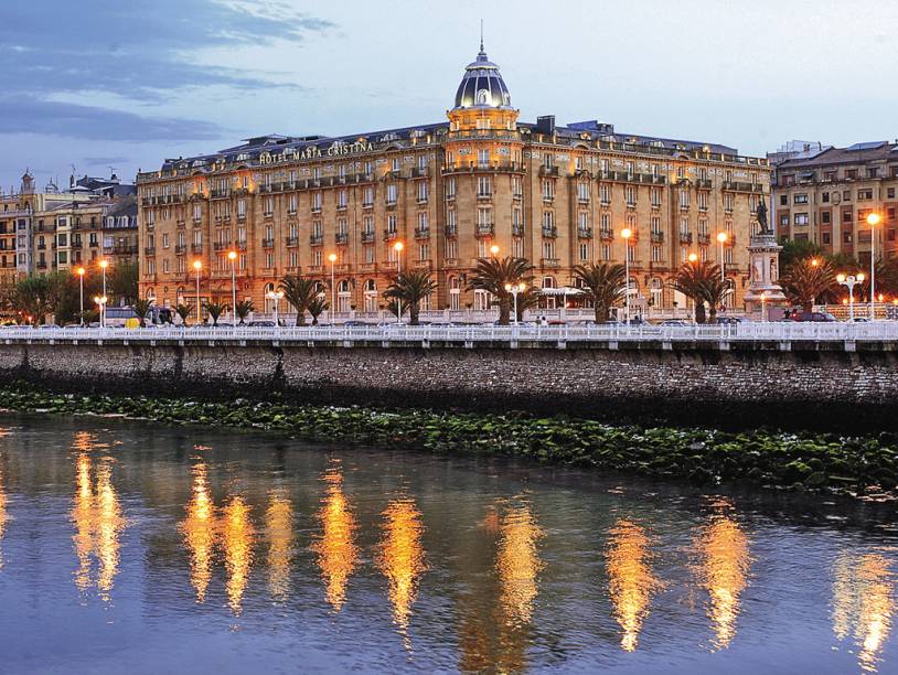 Fachada do Hotel María Cristina, em San Sebastián