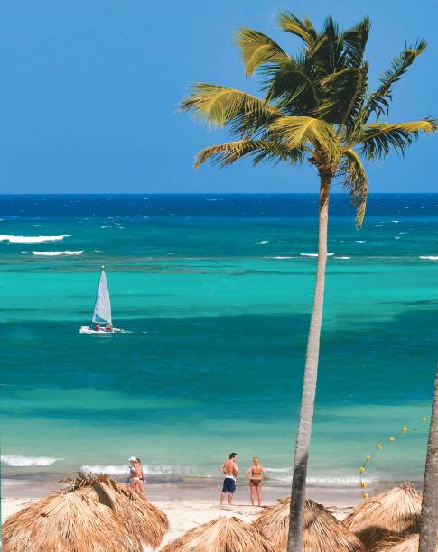 A Praia de Bávaro e seus verdes e azuis de muitos tons