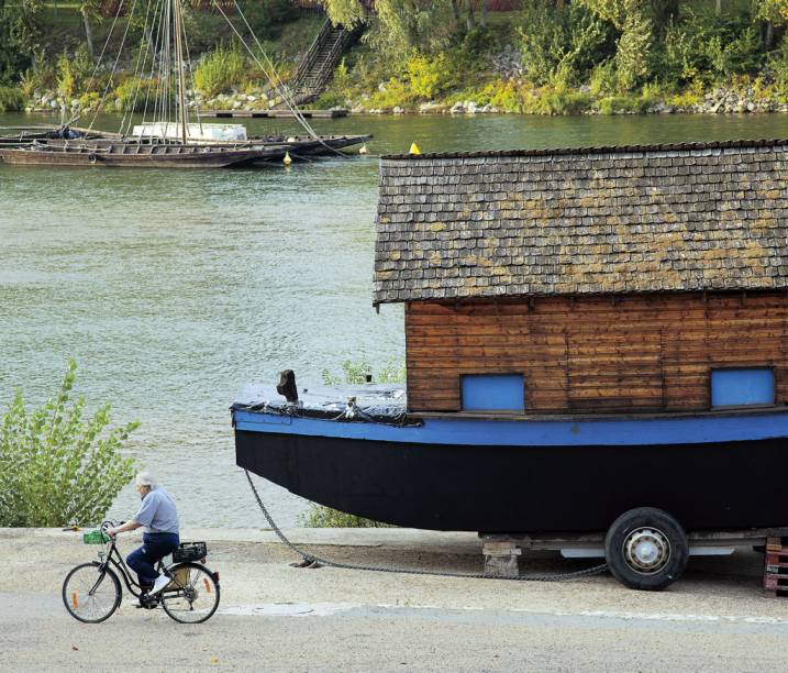 A casa-barco de Tours, no Vale do Loire