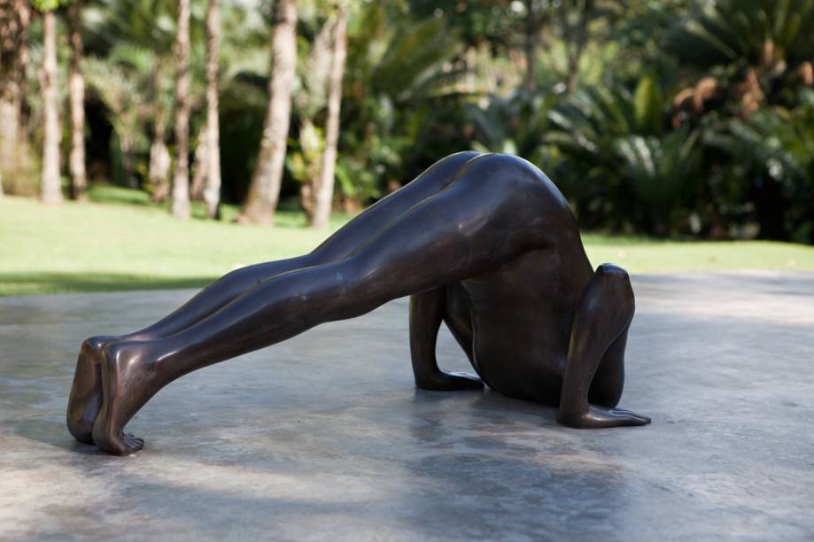 Esculturas de bronze: obras do paulista Edgard de Souza, no Instituto Inhotim, em Brumadinho (MG)