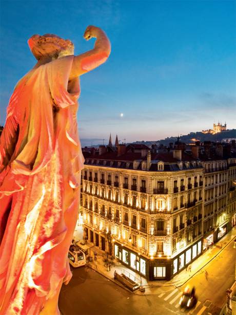 Lyon, outra Cidade-Luz, vista desde a Ópera de Lyon