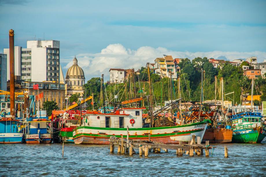 Centro Histórico de Ilhéus visto do mar