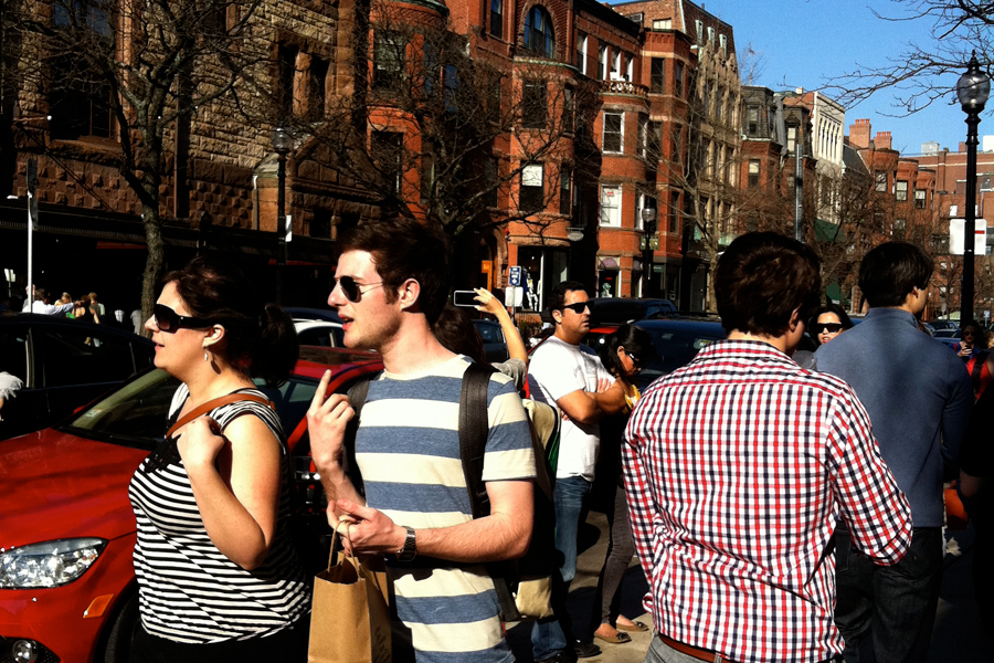 Newbury Street, a rua das lojas e butiques chiques