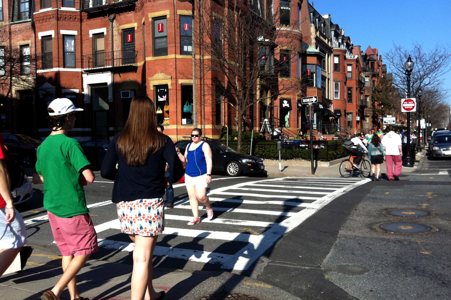 Newbury Street, a rua das lojas e butiques chiques