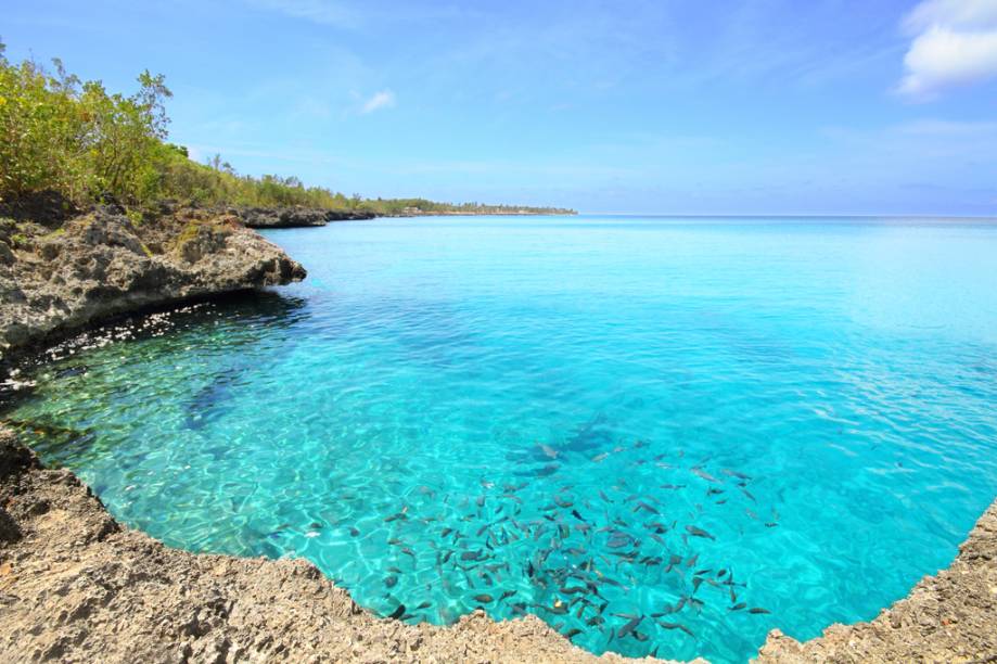 Em San Andrés, La Piscinita é uma piscina natural, com peixes multicoloridos, bastante procurada para mergulho com máscara e snorkel