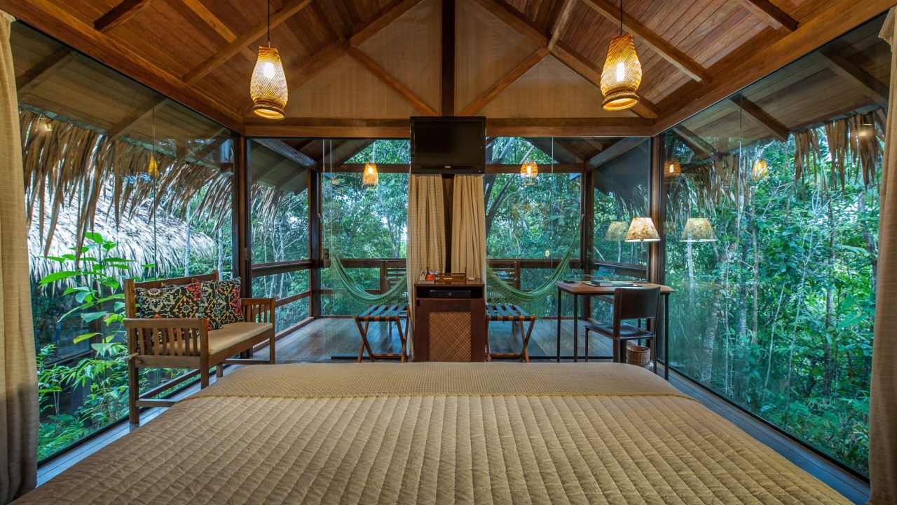 Hospedagem de selva Anavilhanas Jungle Lodge, na Amazônia