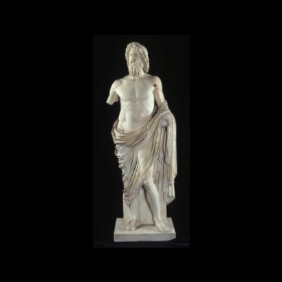 Estátua de Júpiter, destaque da mostra Roma – A Vida e os Imperadores, em exibição no Masp - Museu de Arte de São Paulo