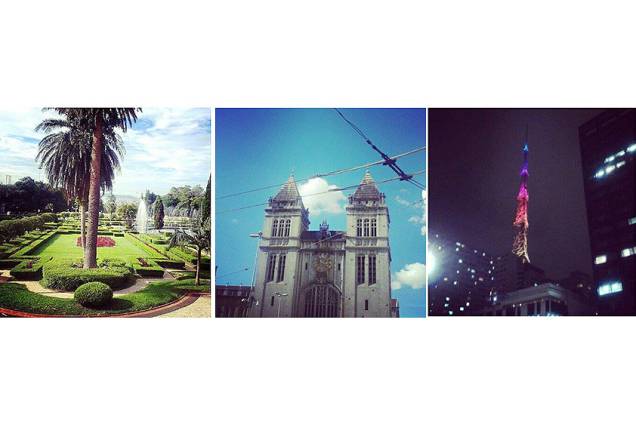 Para comemorar os 460 anos da cidade, Paula Oliveira mostra seus três cantinhos preferidos: o Jardim do Museu da Independência, o Mosteiro São Bento e a Avenida Paulista Para comemorar os 460 anos da cidade, Paula Oliveira mostra seus três cantinhos preferidos: o Jardim do Museu da Independência, o Mosteiro São Bento e a Avenida Paulista