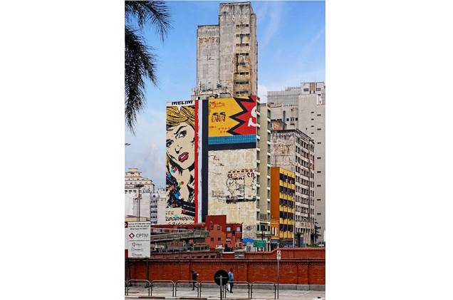 O grafite visto da Estação da Luz foi registrado pelo designer da redação do Guia Quatro Rodas, Paulo Albergaria O grafite visto da Estação da Luz foi registrado pelo designer da redação do Guia Quatro Rodas, Paulo Albergaria