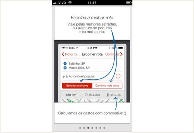 O app Guia Quatro Rodas Rodoviário é gratuito O app Guia Quatro Rodas Rodoviário é gratuito