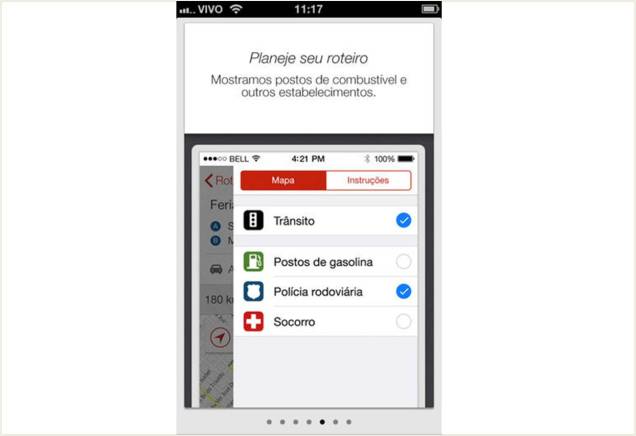Neste aplicativo você tem acesso via mapa a todas as estradas brasileiras, e pode descobrir o melhor caminho para fazer sua viagem Neste aplicativo você tem acesso via mapa a todas as estradas brasileiras, e pode descobrir o melhor caminho para fazer sua viagem