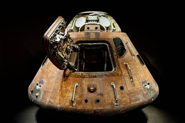 A cápsula do Apollo 13, que trouxe de volta à Terra os astronautas que conseguiram pisar na Lua em 20 de julho de 1969 A cápsula do Apollo 13, que trouxe de volta à Terra os astronautas que conseguiram pisar na Lua em 20 de julho de 1969