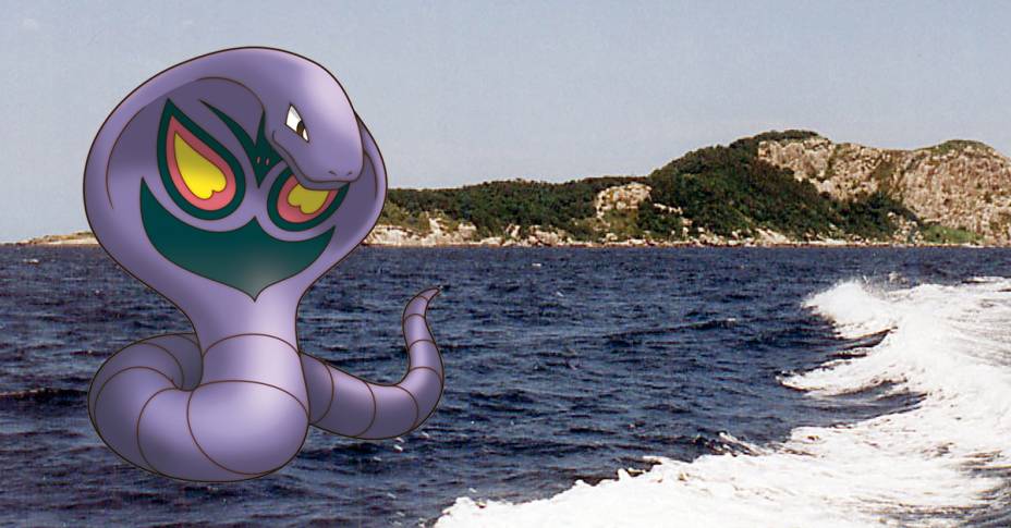 <strong>ARBOK: ILHA DA QUEIMADA GRANDE, <a href="https://viajeaqui.abril.com.br/estados/br-rio-de-janeiro" rel="RIO DE JANEIRO" target="_blank">RIO DE JANEIRO</a> (<a href="https://viajeaqui.abril.com.br/paises/brasil" rel="BRASIL" target="_blank">BRASIL</a>)</strong>Há quem tenha muito medo dessa cobra gigante, há quem fique fascinado. Muito associada à Equipe Rocket, por conta de ser o principla pokémon da vilã Jessie, talvez essa cobra se desse melhor em um lugar mais isolado e tranquilo. A Ilha da Queimada Grande é um paraíso para cobras estressadas. Localizada a cerca de 144 km da costa de São Paulo, à primeira vista tem ares paradisíacos. Mas é bom não chegar perto: a ilha está infestada com milhares jararacas-ilhoa, fazendo com que o destino não seja uma boa opção de turismo para ninguém – nem para a Jessie, que só encontraria por lá encrenca em dobro