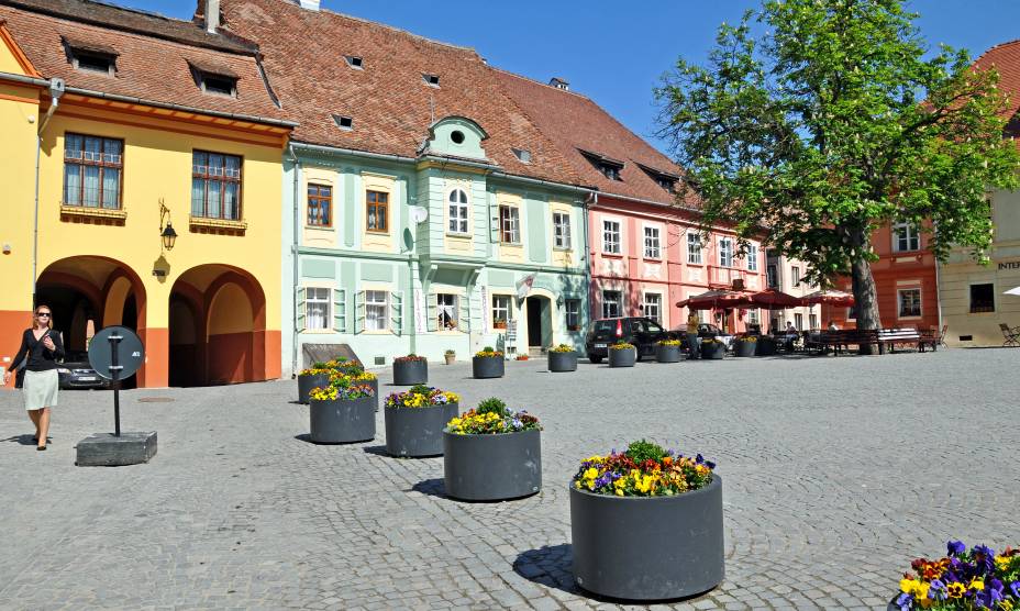 A Citadel Square é um dos principais pontos turísticos de Sighisoara, na Romênia