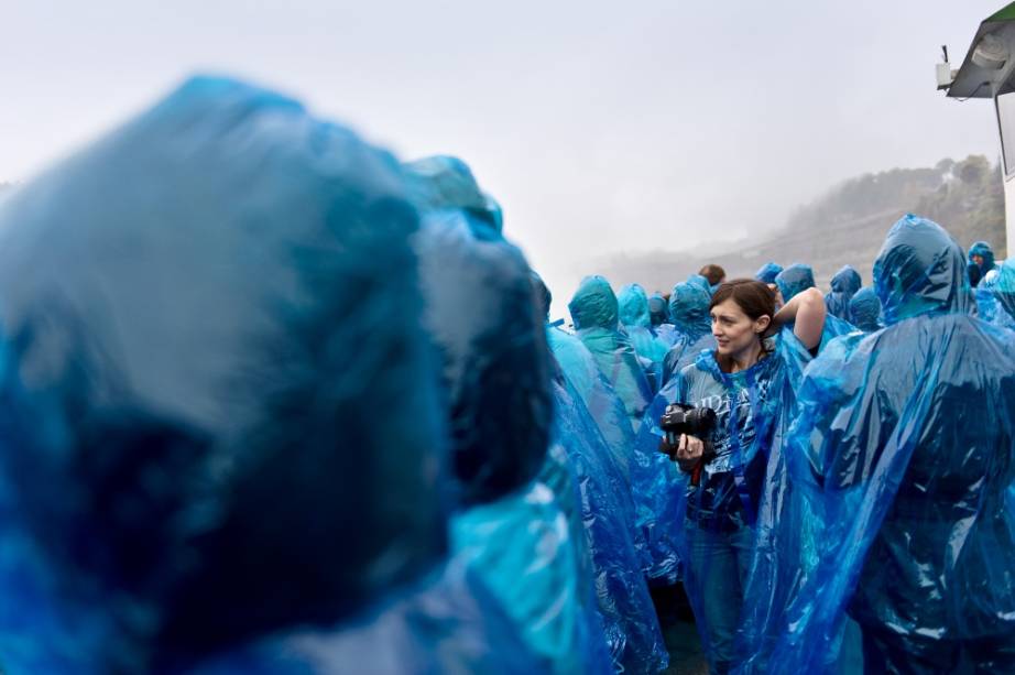 Uma excursão às cataratas do Niágara são assim: molhadas! Uma excursão às cataratas do Niágara são assim: molhadas!