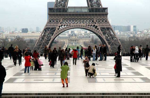 Esplanada do Trocadéro, em Paris Esplanada do Trocadéro, em Paris