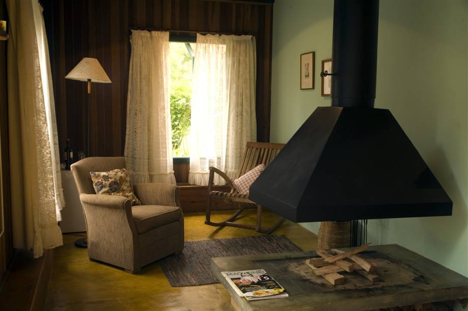 Os chalés e as áreas sociais da Barra do Bié são decorados com bom gosto Os chalés e as áreas sociais da Barra do Bié são decorados com bom gosto