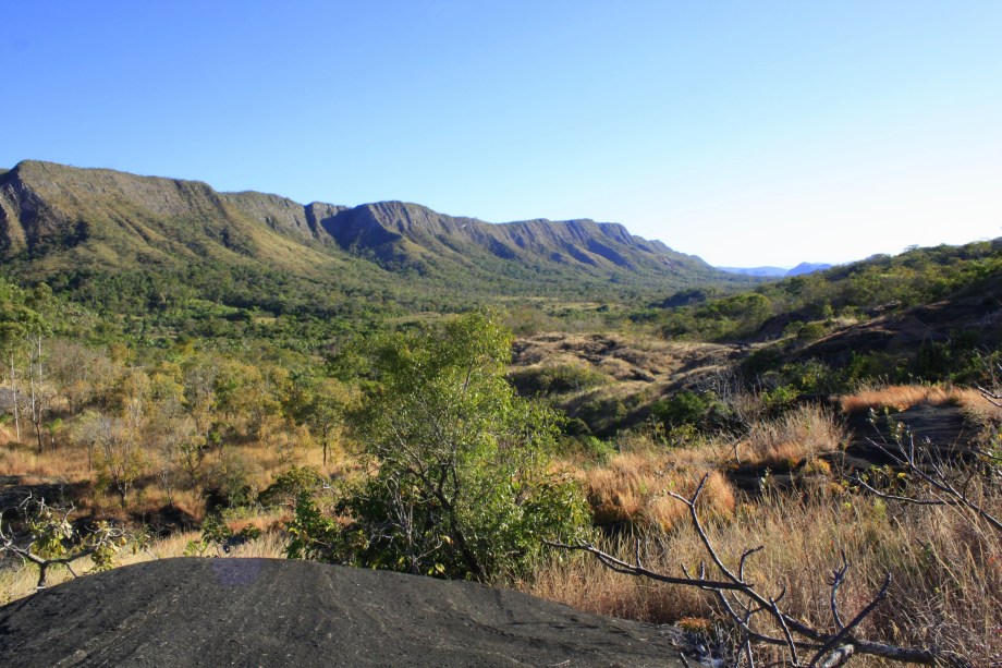 <a href="https://viajeaqui.abril.com.br/cidades/br-go-chapada-dos-veadeiros" rel="Chapada dos Veadeiros" target="_blank"><strong>Chapada dos Veadeiros</strong></a>    Paisagem na época de chuvas: tudo verdinho!