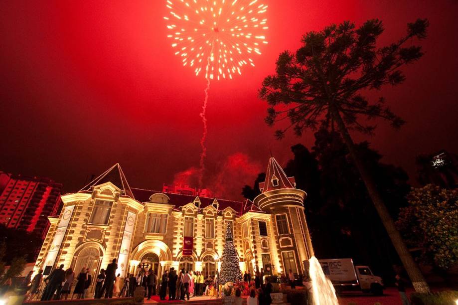 Castelo do Batel, com decoração de Natal