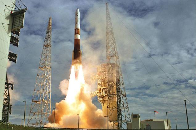 O Kennedy Space Center é o único lugar do planeta que recebe visitantes para plataformas de lançamento de foguetes; na foto, o Delta IV Medium O Kennedy Space Center é o único lugar do planeta que recebe visitantes para plataformas de lançamento de foguetes; na foto, o Delta IV Medium