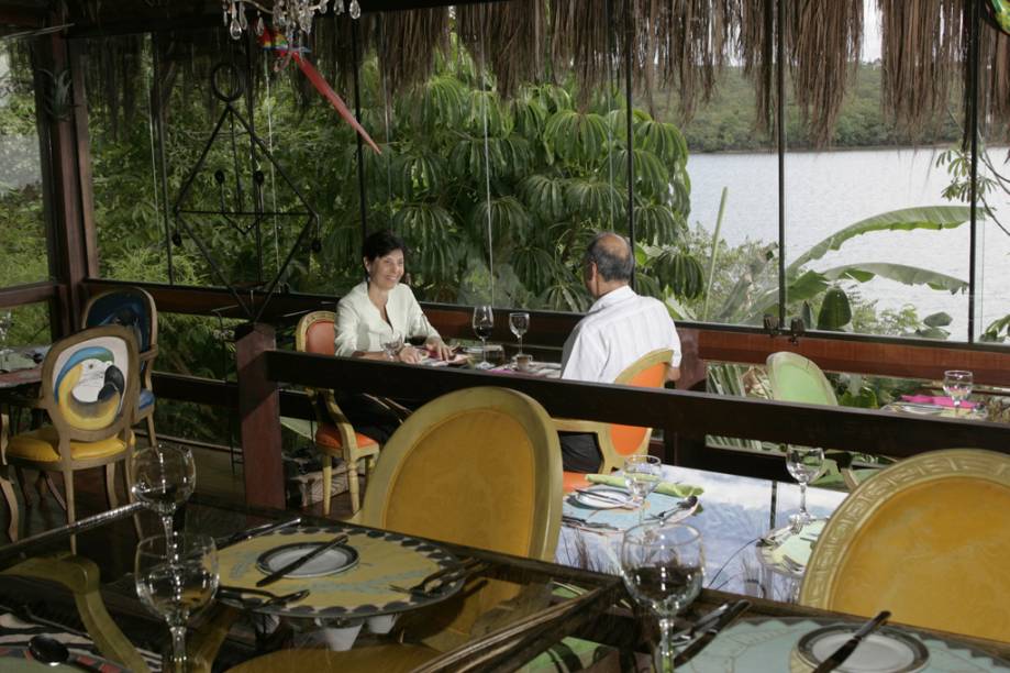 Também à beira do Lago Paranoá, o restaurante Patú Anú é ideal para jantares românticos Também à beira do Lago Paranoá, o restaurante Patú Anú é ideal para jantares românticos