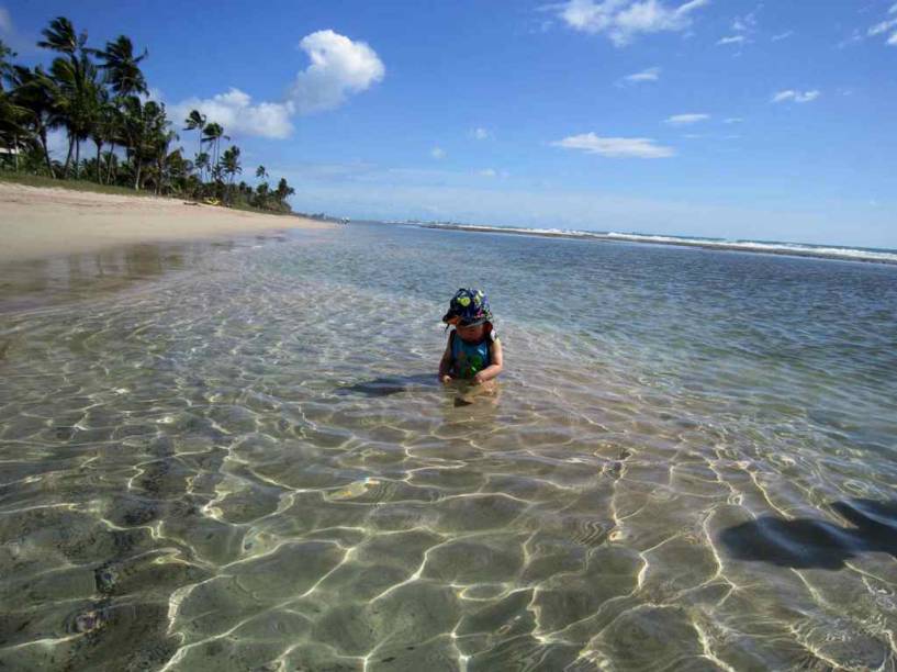 <strong>Porto de Galinhas, <a href="https://viajeaqui.abril.com.br/estados/br-pernambuco" rel="Pernambuco" target="_blank">Pernambuco</a></strong>                Logo ao lado da muvuca de <a href="https://viajeaqui.abril.com.br/cidades/br-pe-porto-de-galinhas" rel="Porto de Galinhas " target="_blank">Porto de Galinhas</a> está um pequeno paraíso com águas quentes e cristalinas e poucas ondas. As praias de <a href="https://viajeaqui.abril.com.br/estabelecimentos/br-pe-porto-de-galinhas-atracao-muro-alto" rel="Muro Alto " target="_blank">Muro Alto</a> e <a href="https://viajeaqui.abril.com.br/estabelecimentos/br-pe-porto-de-galinhas-atracao-do-cupe" rel="Cupe" target="_blank">Cupe</a> (foto) são excelentes para quem tem crianças pequenas, mas não abre mão de um dia gostoso na praia. Os resorts no entorno são opções seguras para quem quer amplas piscinas, restaurantes variados e infraestrutura bem montada para receber famílias