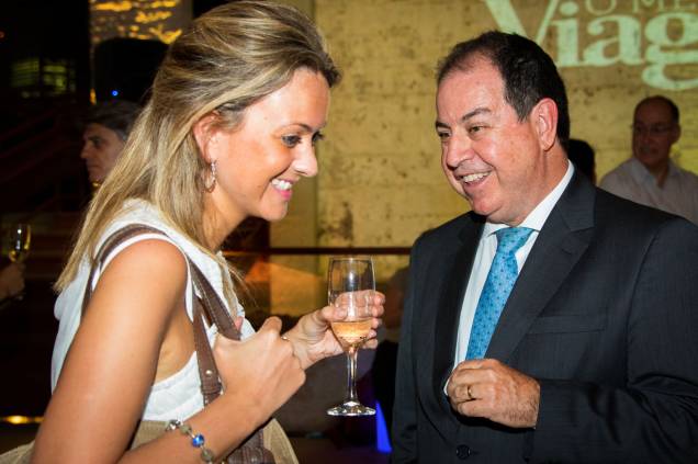 Dilson Verçosa, diretor da American Airlines no Brasil, e Silvia Dalla Vecchia, da Interamerican Dilson Verçosa, diretor da American Airlines no Brasil, e Silvia Dalla Vecchia, da Interamerican