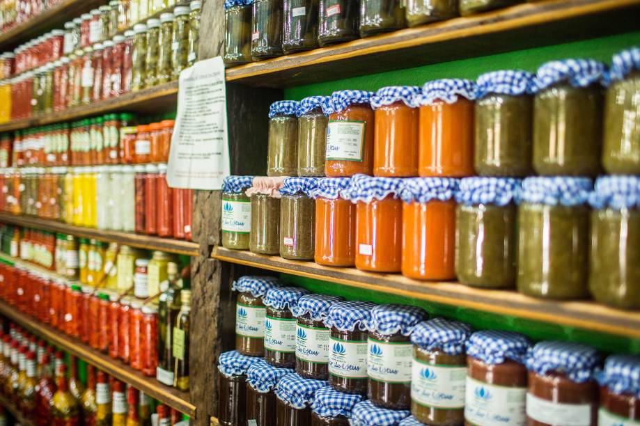 Doces em compotas são um dos principais itens à venda em Tiradentes Doces em compotas são um dos principais itens à venda em Tiradentes
