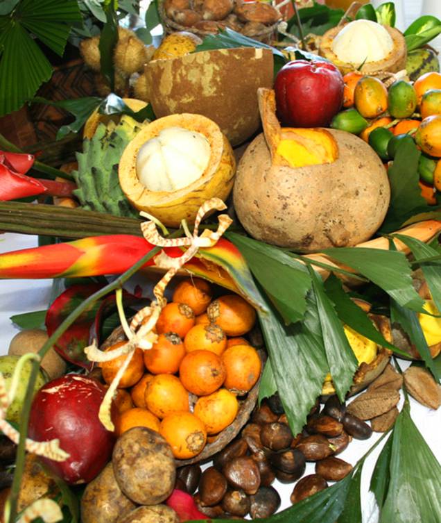 Caminhar pelas ruas de Belém durante o festival, sobretudo no Mercado Ver-o-Peso, é ter a certeza de se deparar com as ótimas e saborosas frutas da região Caminhar pelas ruas de Belém durante o festival, sobretudo no Mercado Ver-o-Peso, é ter a certeza de se deparar com as ótimas e saborosas frutas da região