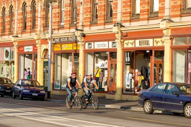 Rua de Fitzroy, em Melbourne Rua de Fitzroy, em Melbourne