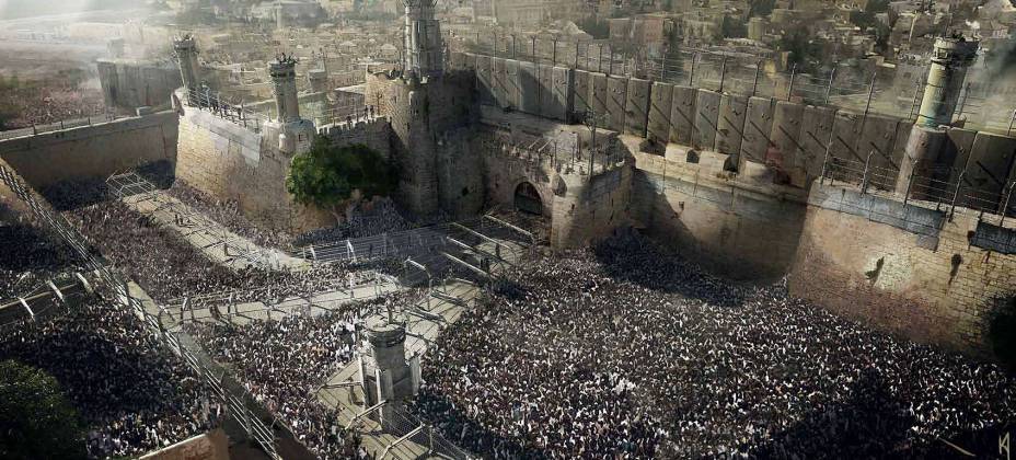 Cena do filme "Guerra Mundial Z" - apesar de se referirem a algum país do Oriente Médio, várias cenas foram gravadas em Malta e editadas digitalmente Cena do filme "Guerra Mundial Z" - apesar de se referirem a algum país do Oriente Médio, várias cenas foram gravadas em Malta e editadas digitalmente