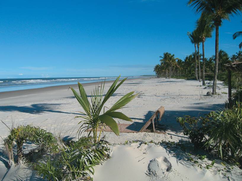 Praia onde localiza-se o Hotel Fazenda da Lagoa