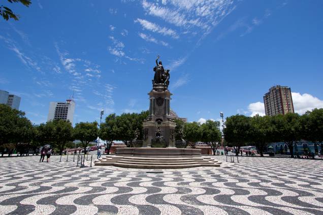 Praça São Sebastião, no centro de Manaus, Amazonas Praça São Sebastião, no centro de Manaus, Amazonas