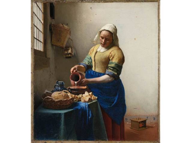 A Leiteira, de Jan Vermeer A Leiteira, de Jan Vermeer