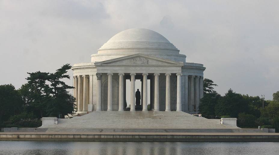 Jefferson Memorial, administrado pelos serviço de parques nacionais dos EUA
