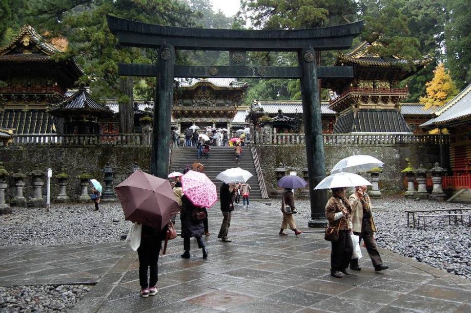 Santuário Toshogu, na cidade histórica de Nikko Santuário Toshogu, na cidade histórica de Nikko