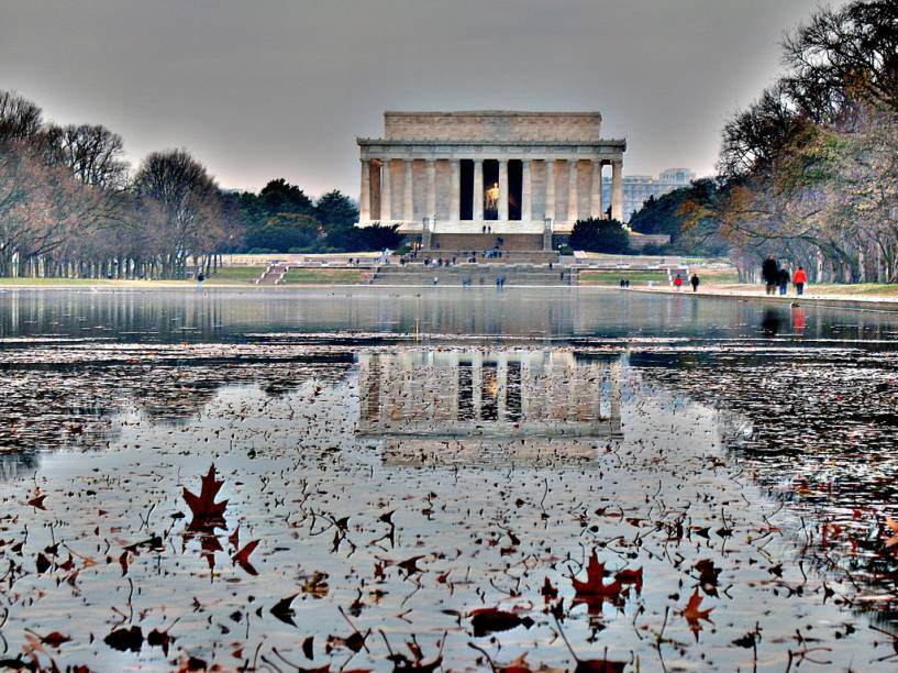 Lincoln Memorial, em Washington DC, erigido em homenagem ao presidente que aboliu a escravatura nos EUA