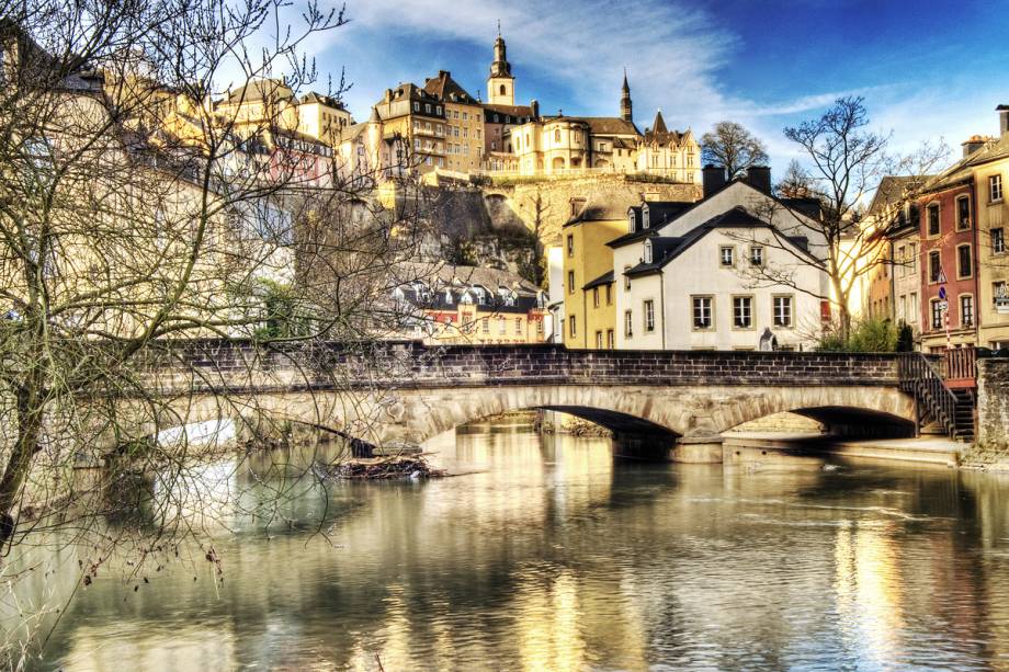 Bairro de Grund, em Luxemburgo