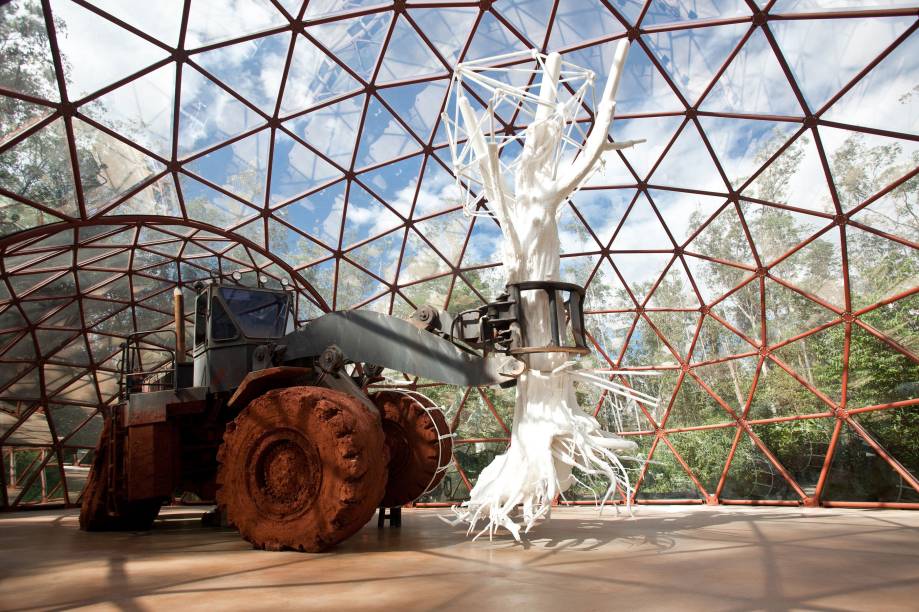 Cercado por um majestoso jardim botânico, com restaurantes, lanchonetes, monitores, limpeza e conservação impecáveis, o Instituto Inhotim em Brumadinho (MG) é o maior centro de arte contemporânea a céu aberto do mundo