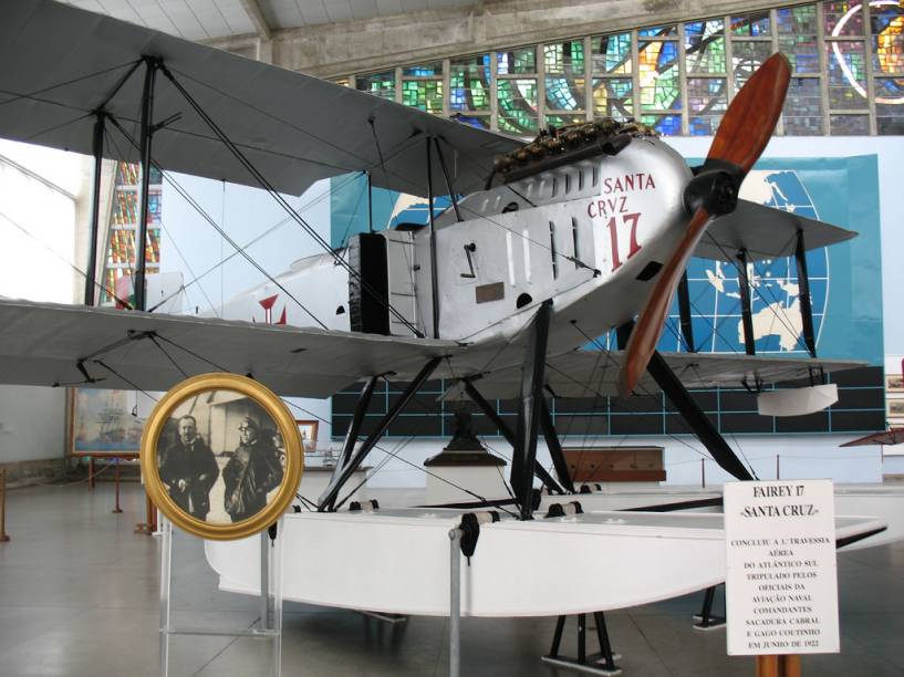 Museu da Marinha: o hidroavião que fez a pioneira travessia do Atlântico Sul