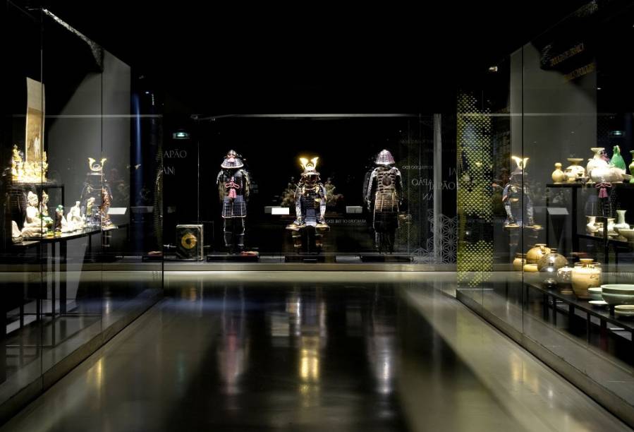 Armaduras samurai fazem parte do precioso acervo do Museu do Oriente